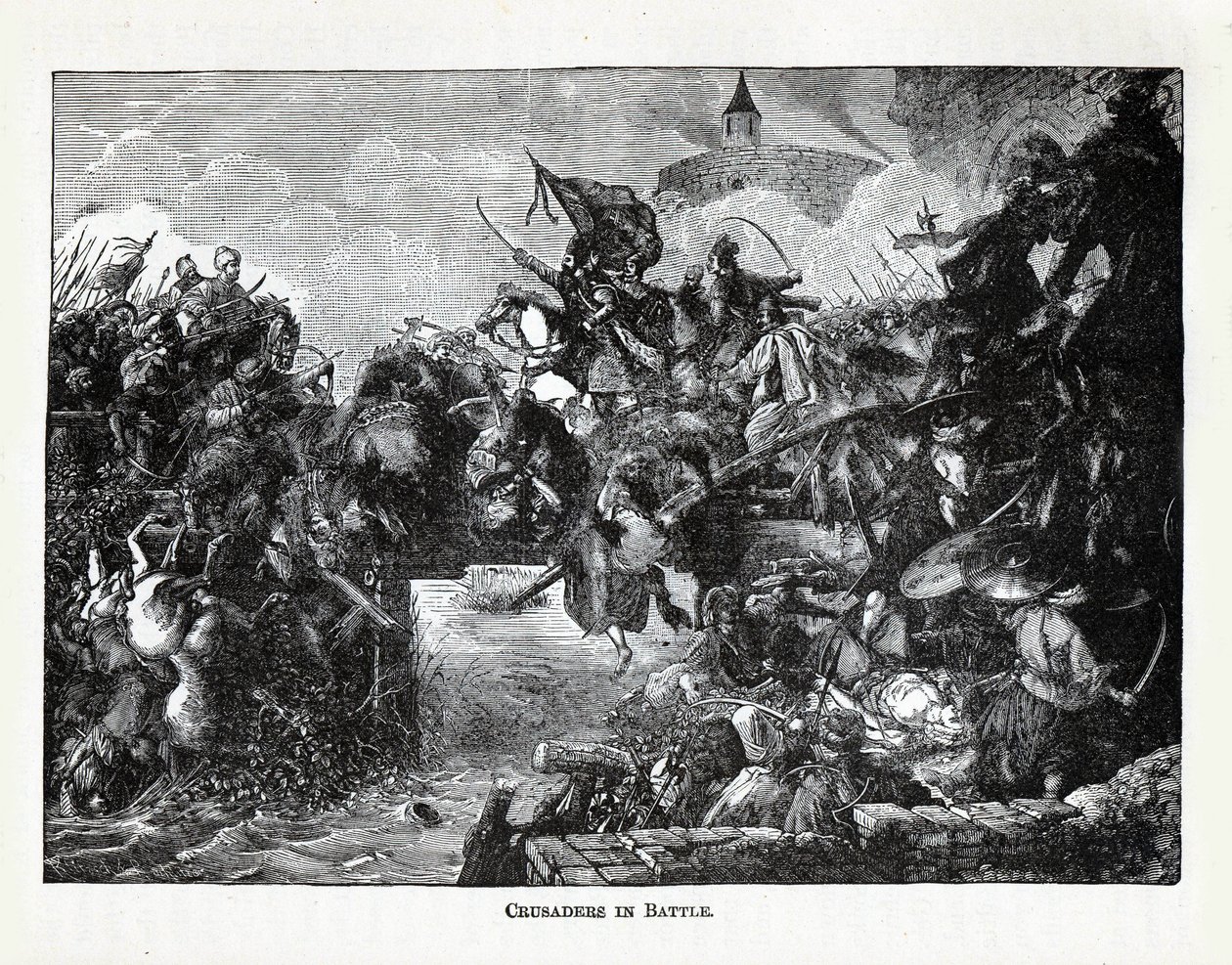 Keresztesek a csatában, 1882 alkotó: Unbekannt