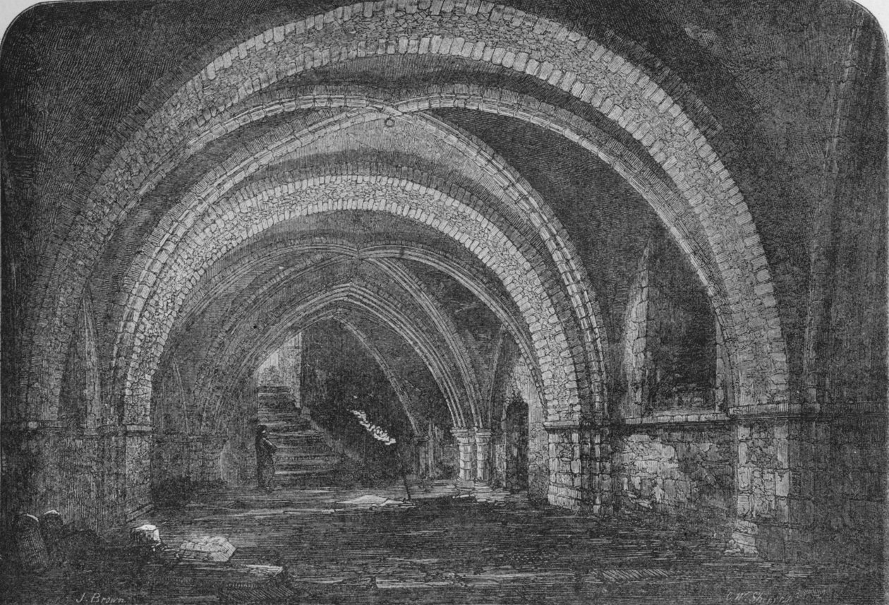 A Szent János-templom kriptája, Clerkenwell, London 1878 1906 alkotó: Unbekannt