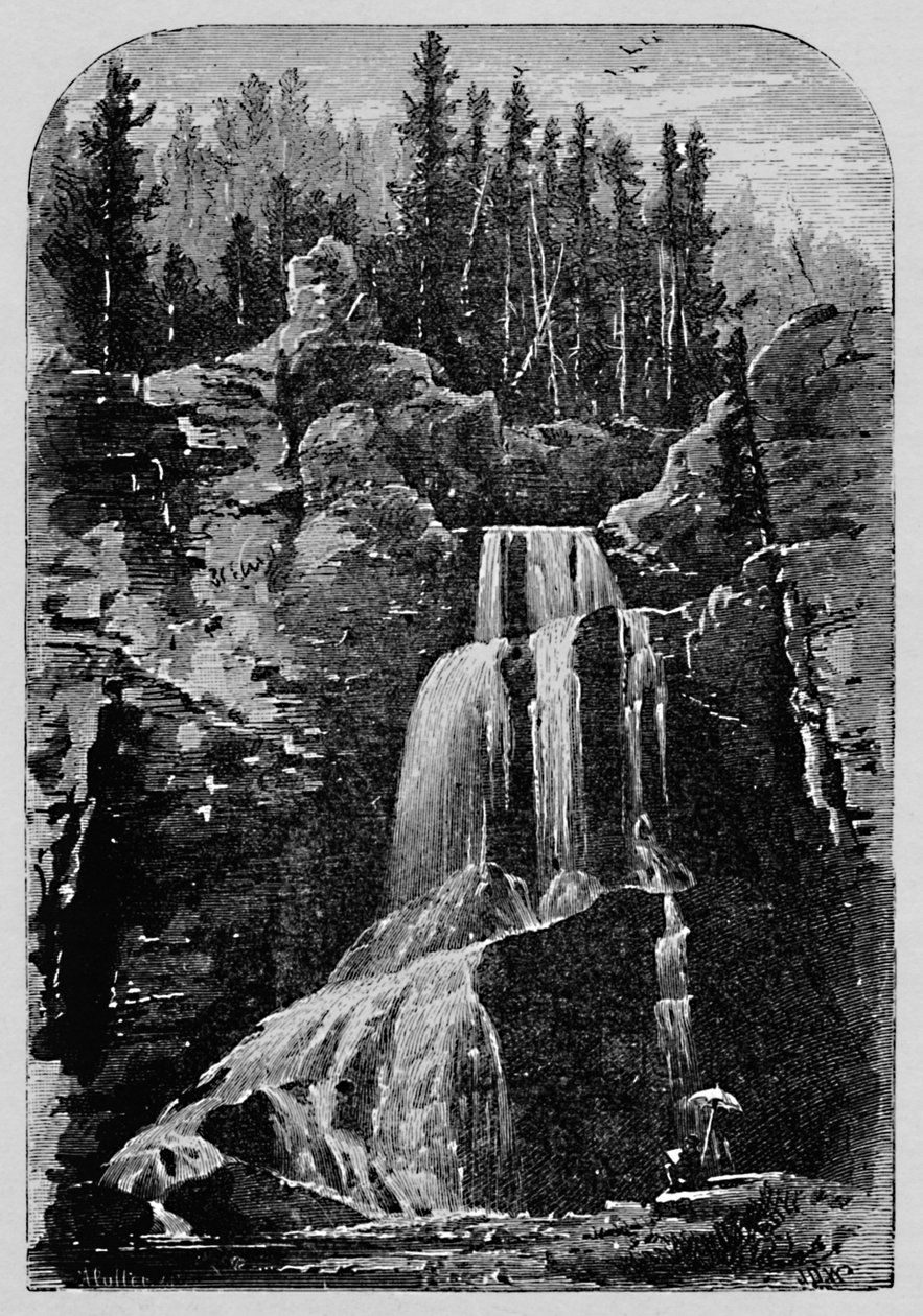 Crystal Falls, 1883 alkotó: Unbekannt