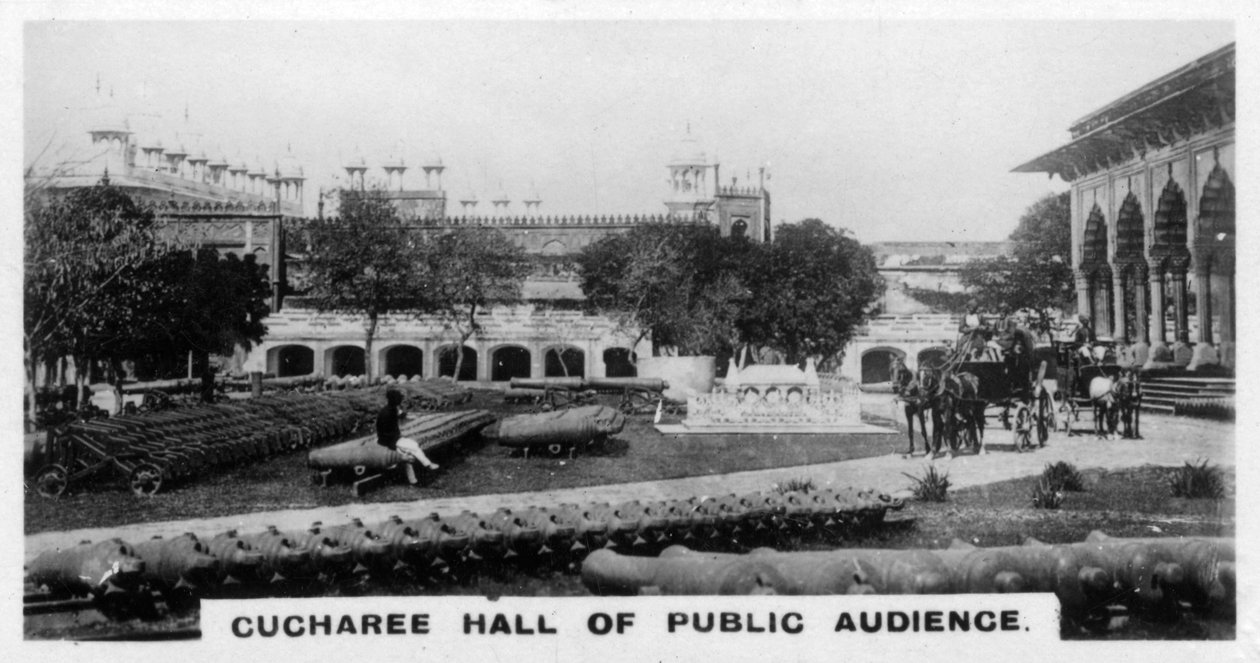 Cucharee Hall of Public Audience, Agra, India, 1925 alkotó: Unbekannt