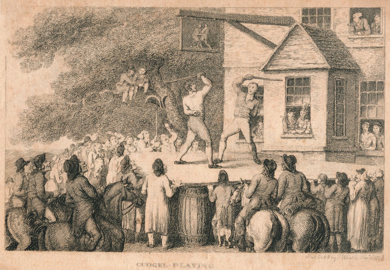 Cudgel Playing, 1799. alkotó: Unbekannt