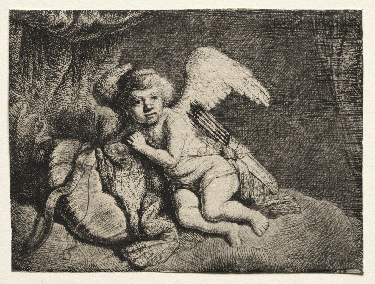 Ámor pihenő, 1600-as évek. alkotó: Unbekannt