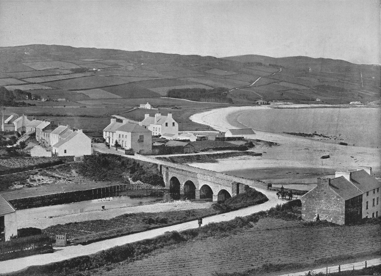 Cushendun – A folyó, a dombok és a Cushendun-öböl, 1895 alkotó: Unbekannt