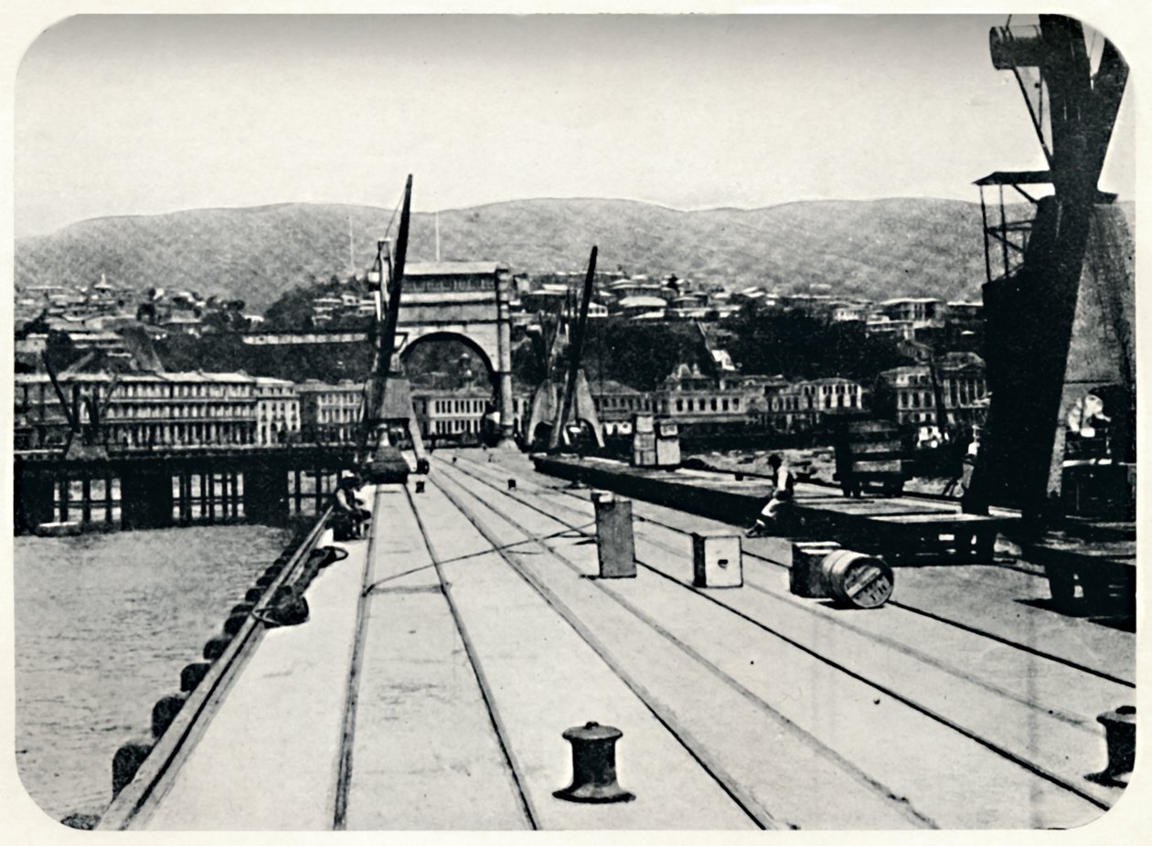 Vámmóló, Valparaiso, 1911 alkotó: Unbekannt