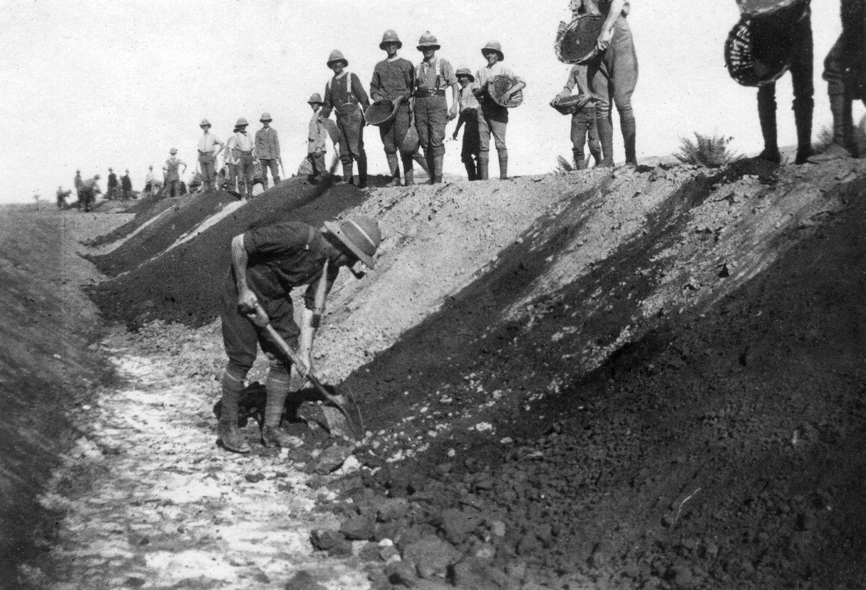 D Company, 15 RWR munkacsoport, Bagdad közelében, 1918 alkotó: Unbekannt