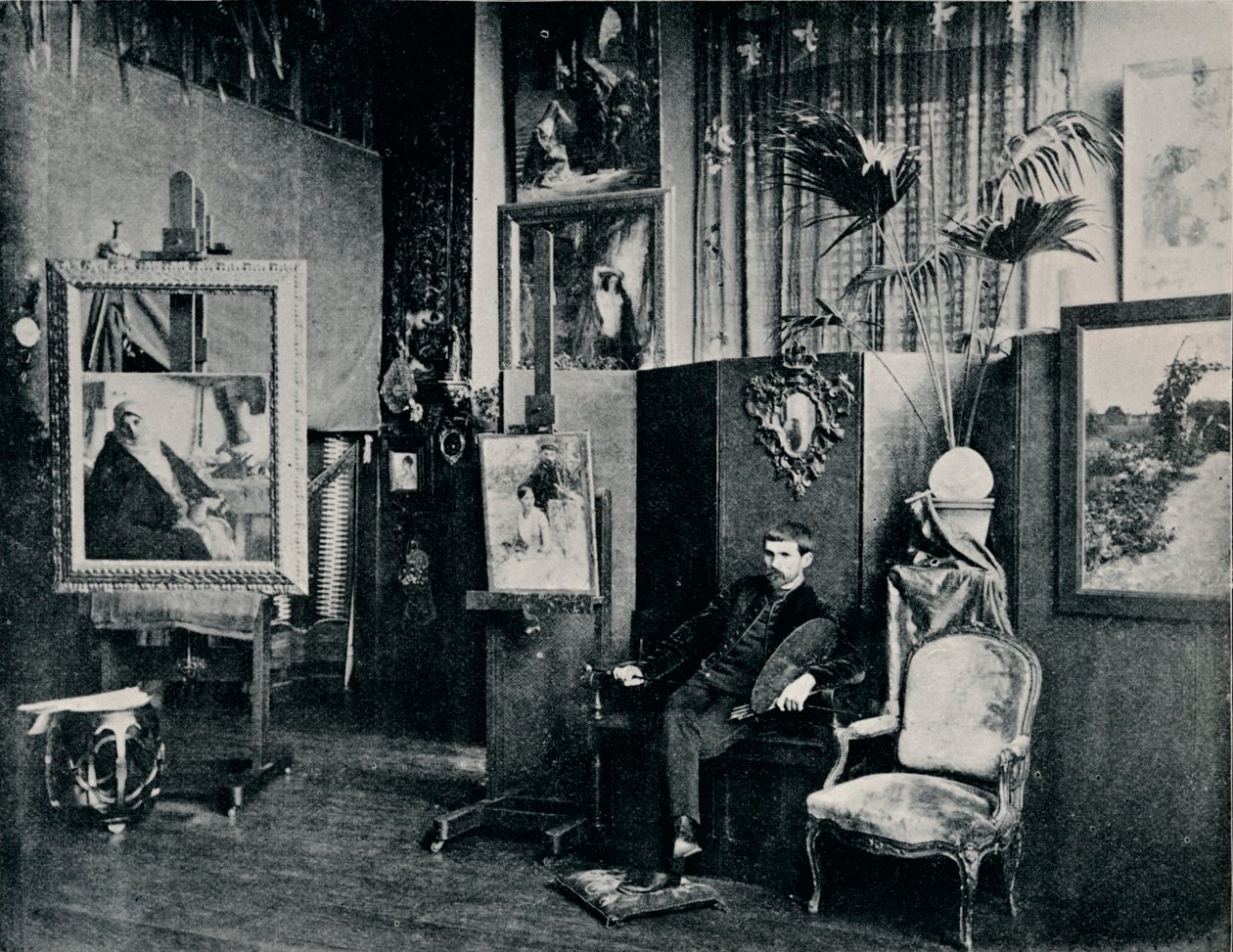 Dagnan stúdiójában, 1897 alkotó: Unbekannt