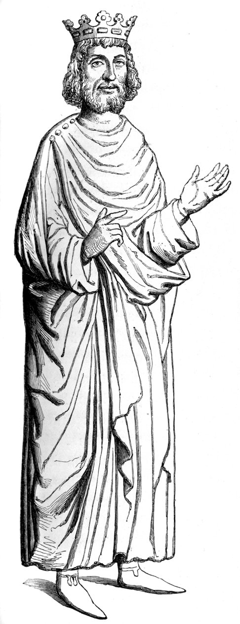 I. Dagobert 603-689, Meroving király, XVI. század 1849 alkotó: Unbekannt