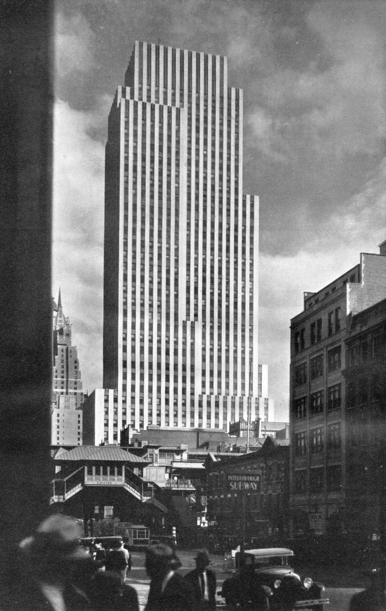 Daily News Building, New York City, 1933 alkotó: Unbekannt