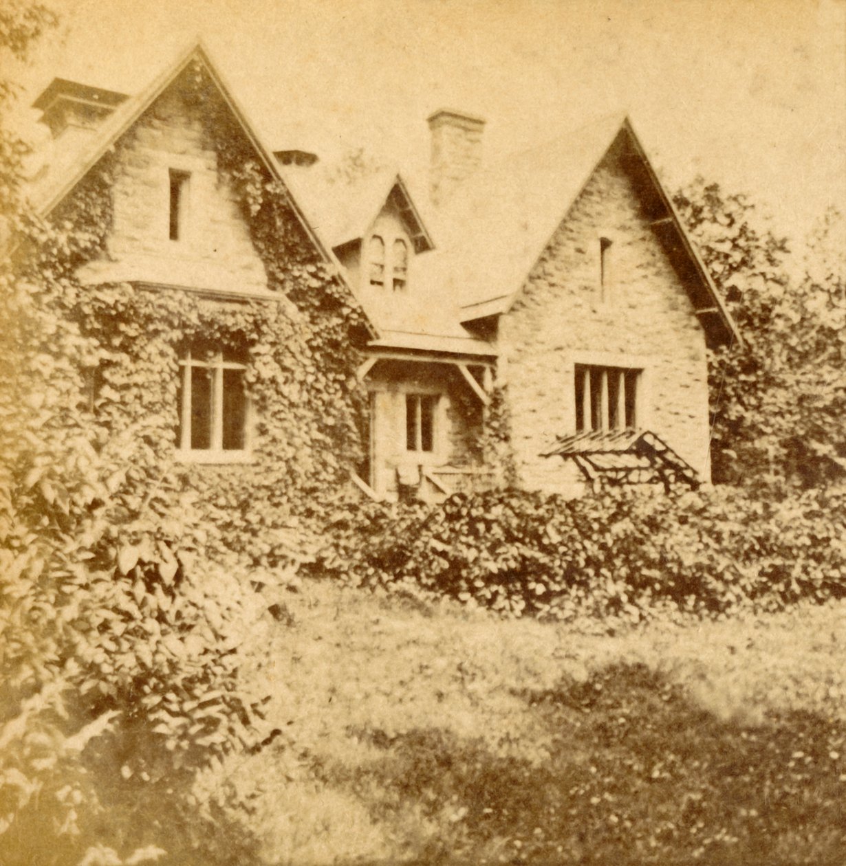 Dairy Cottage, Prospect Park, Brooklyn, N.Y., 1880-as évek. alkotó: Unbekannt