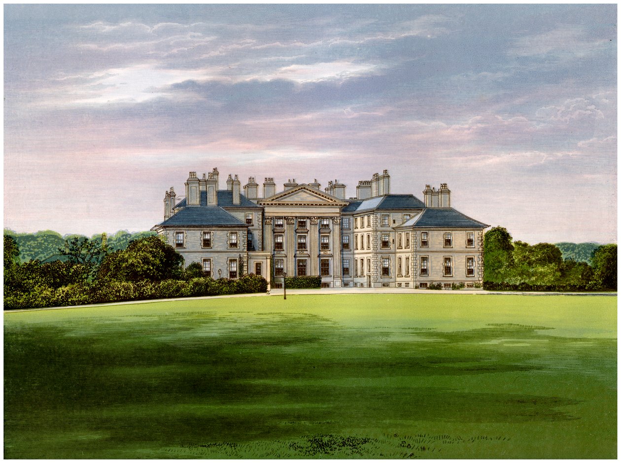 Dalkeith palota, Edinburgh, Skócia, Buccleuch herceg otthona, 1880 alkotó: Unbekannt
