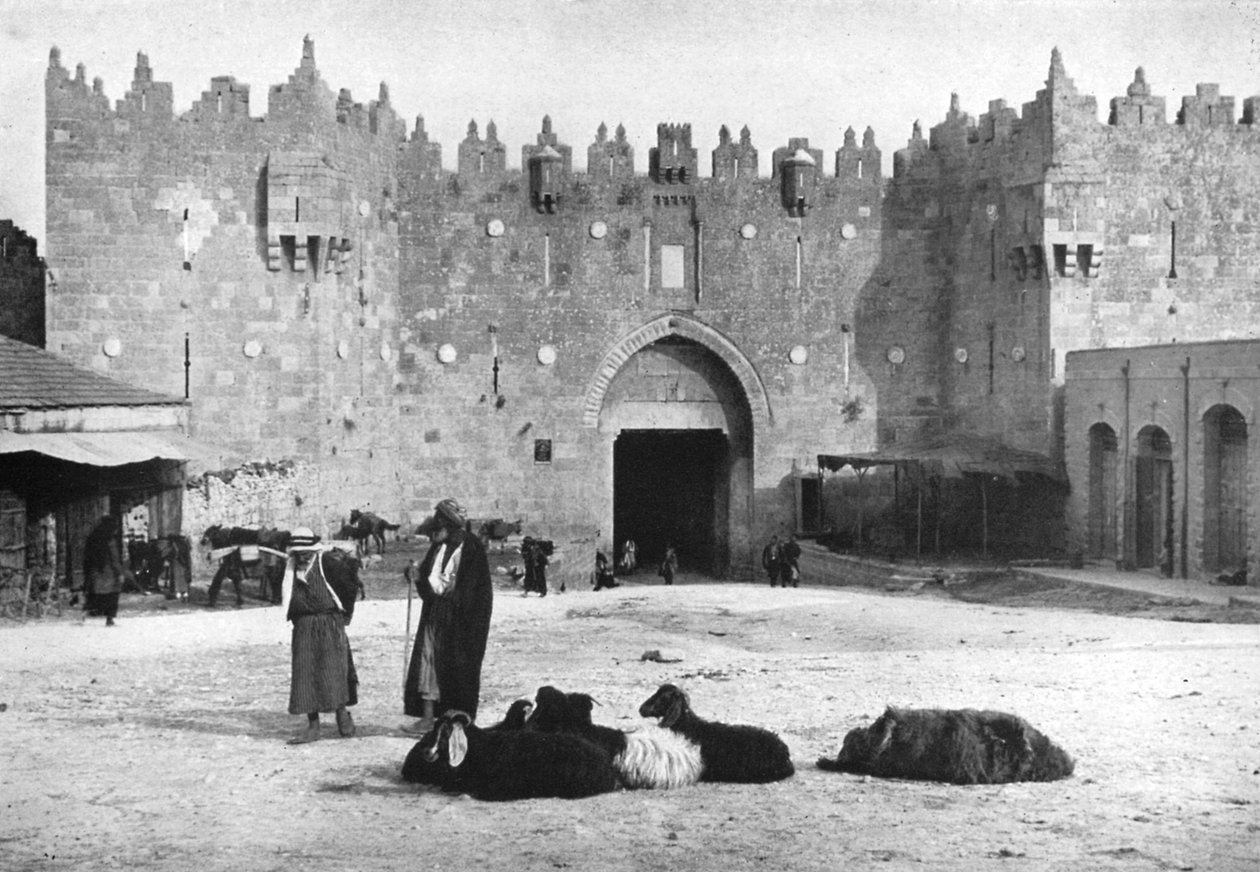 Damaszkusz kapu, Jeruzsálem, Izrael, 1926 alkotó: Unbekannt