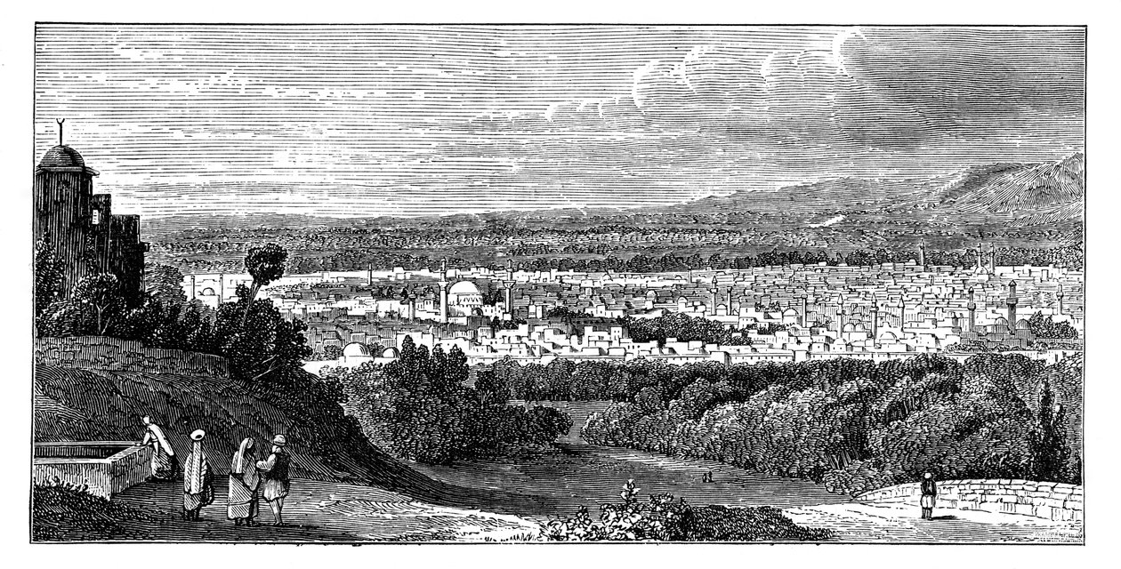 Damaszkusz, Szíria, 1890 alkotó: Unbekannt
