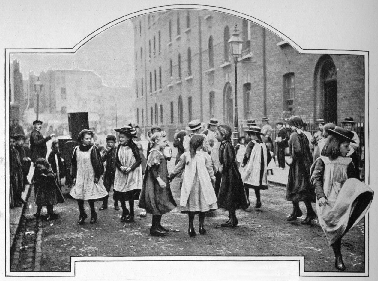 Tánc utcai orgonára, London, 1901 1901 alkotó: Unbekannt