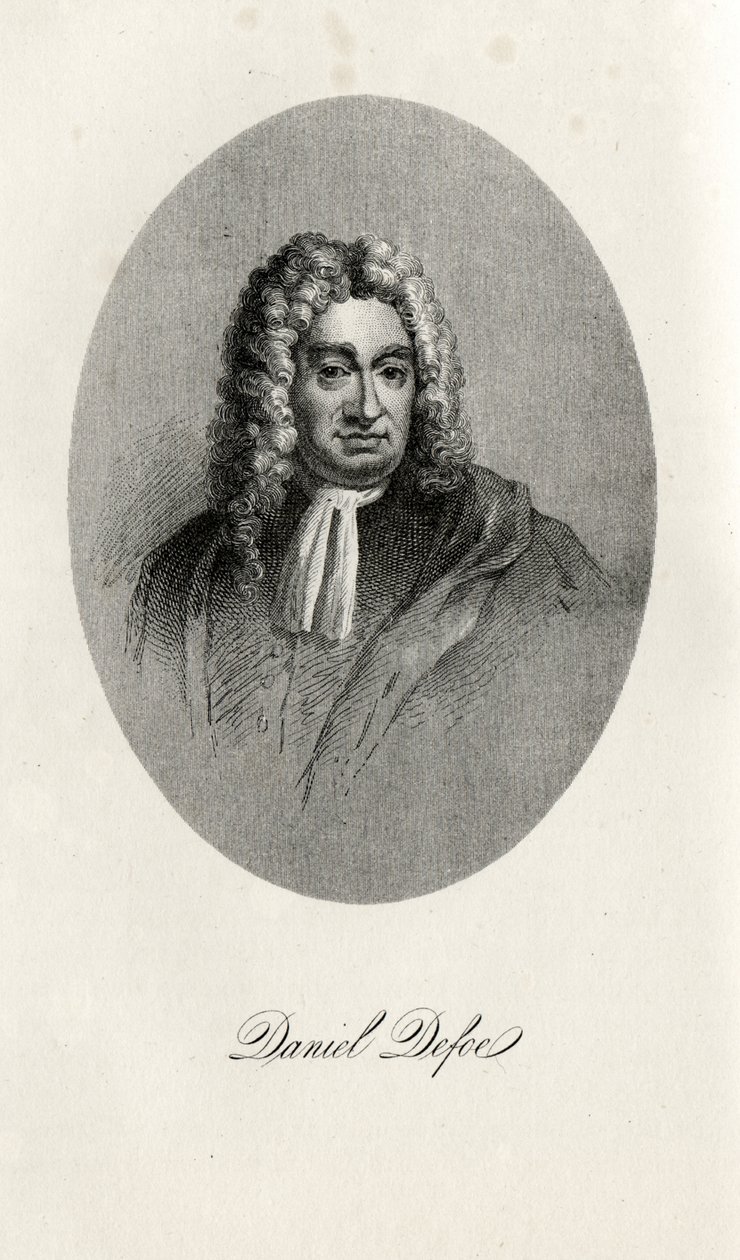 Daniel Defoe 1660-1731, 18. század alkotó: Unbekannt