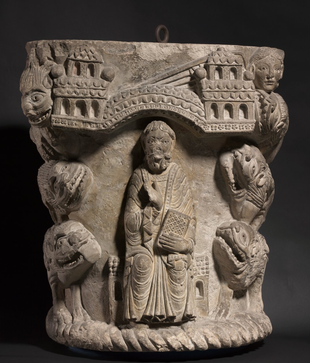 Daniel az oroszlánok barlangjában, c. 1125-1150. alkotó: Unbekannt