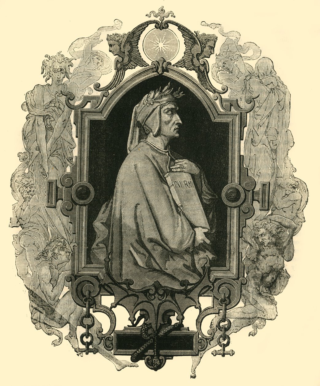Dante Alighieri, 1265-1321, 1890. alkotó: Unbekannt