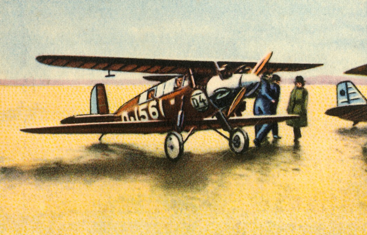 Darmstadt D-18 kétfedelű repülőgép, 1920-as évek, 1932. alkotó: Unbekannt