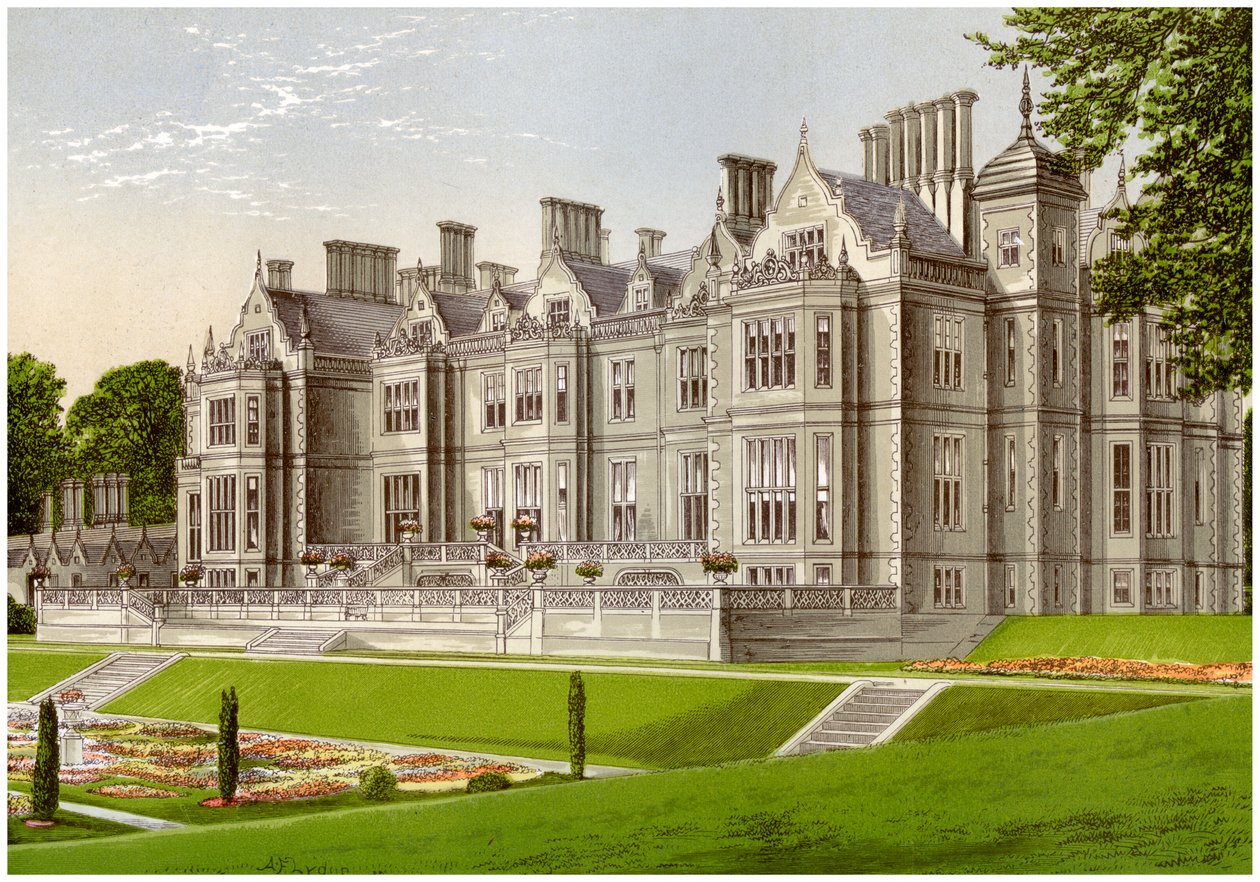 Dartrey, Monaghan megye, Írország, Dartrey grófjának otthona, 1880 alkotó: Unbekannt