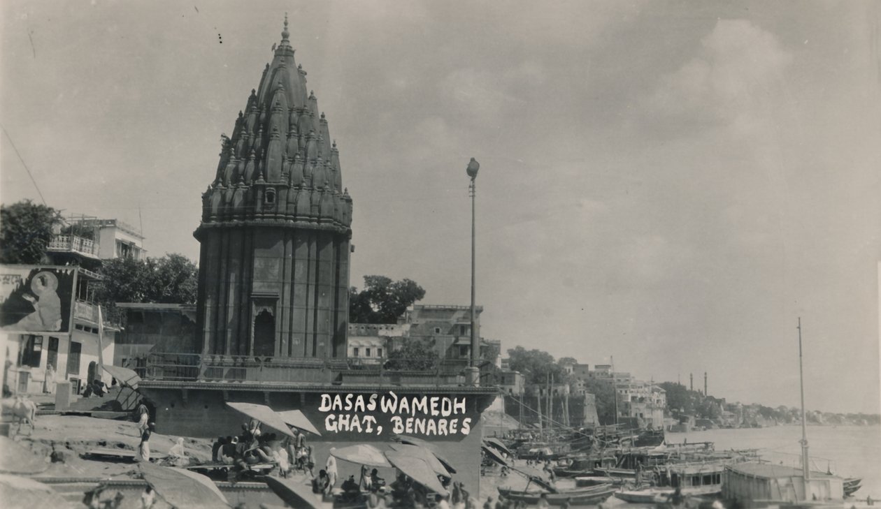Dasaswamedh Ghat, Benares. alkotó: Unbekannt