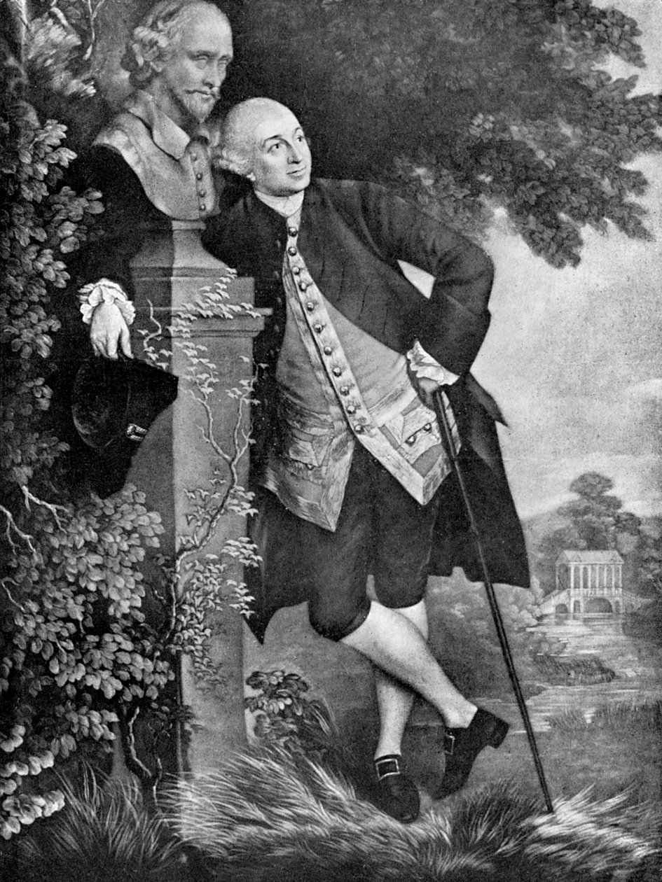 David Garrick 1717-1779 angol színész, drámaíró, színházi menedzser és producer, 1905 alkotó: Unbekannt