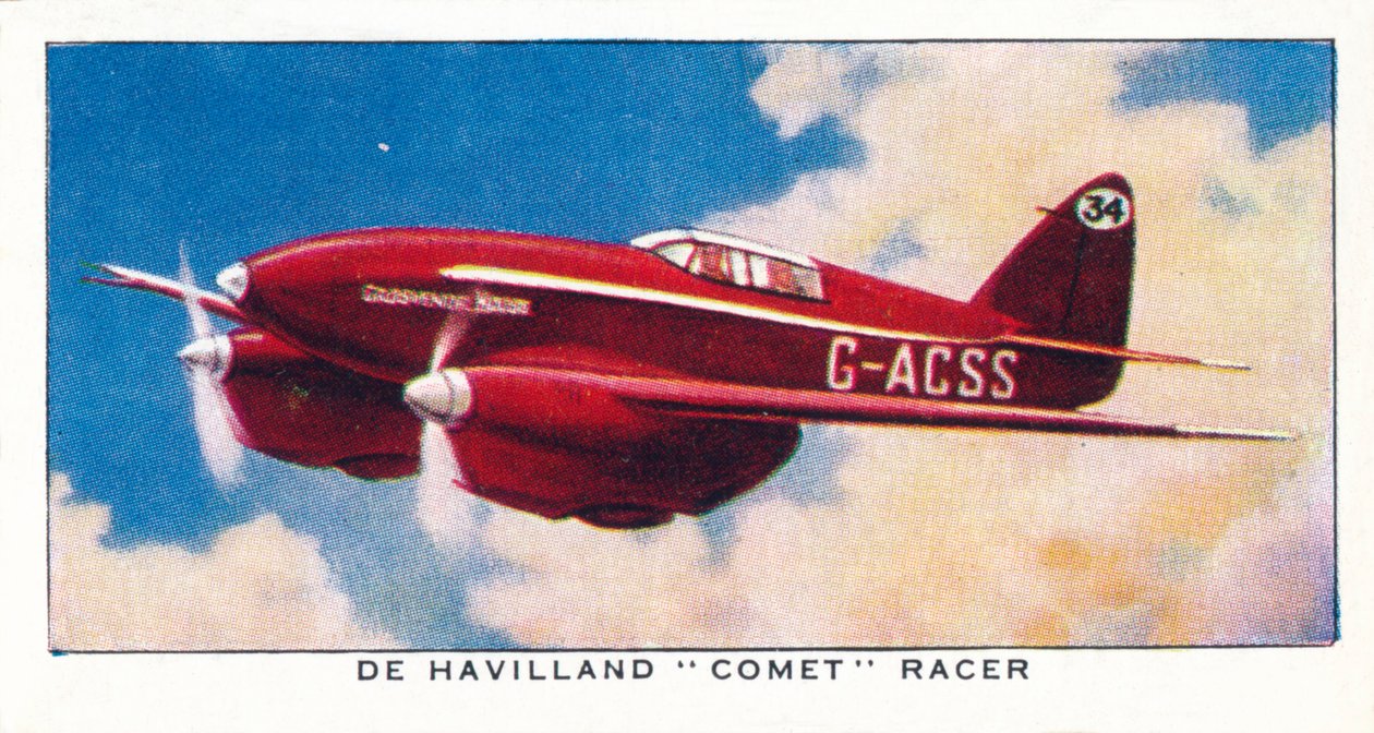 De Havilland Comet Racer, 1938 alkotó: Unbekannt