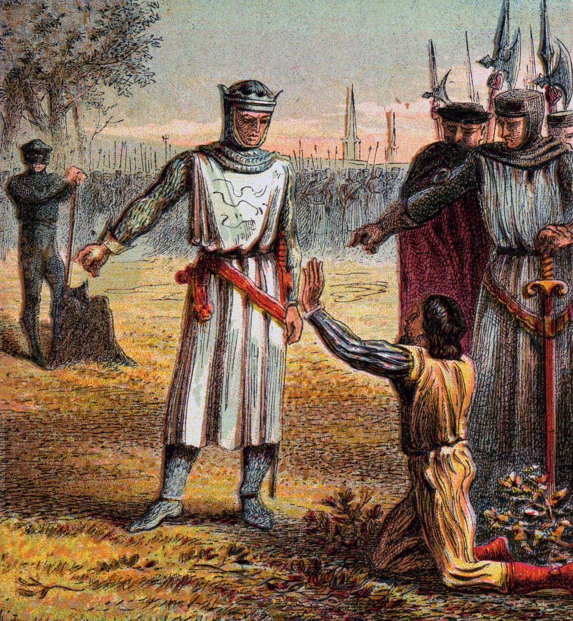 Piers Gaveston halála, 1312, 1850 alkotó: Unbekannt
