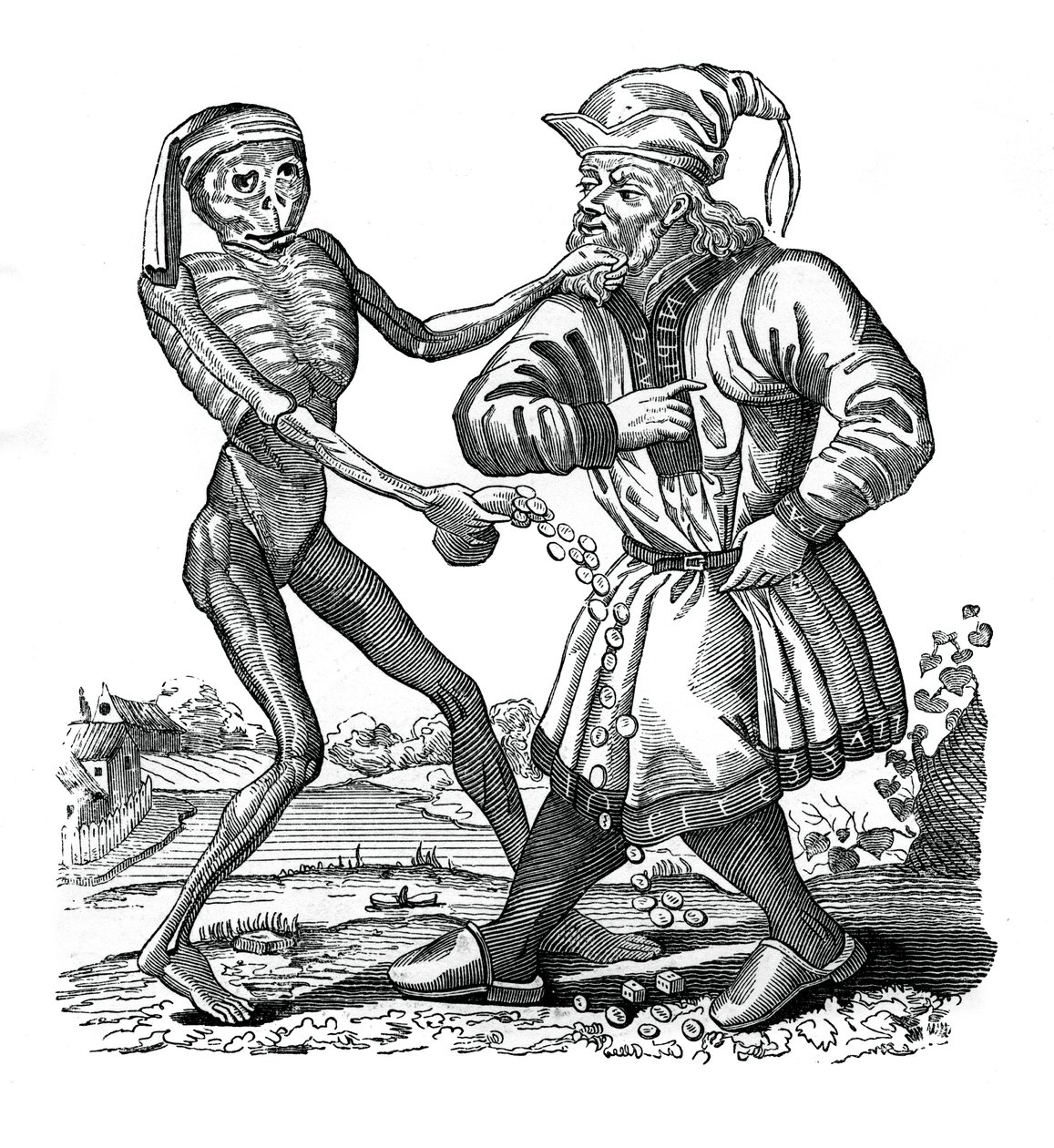 A Halál és a zsidó, egy epizód a Haláltáncból, 1441, 1870 alkotó: Unbekannt