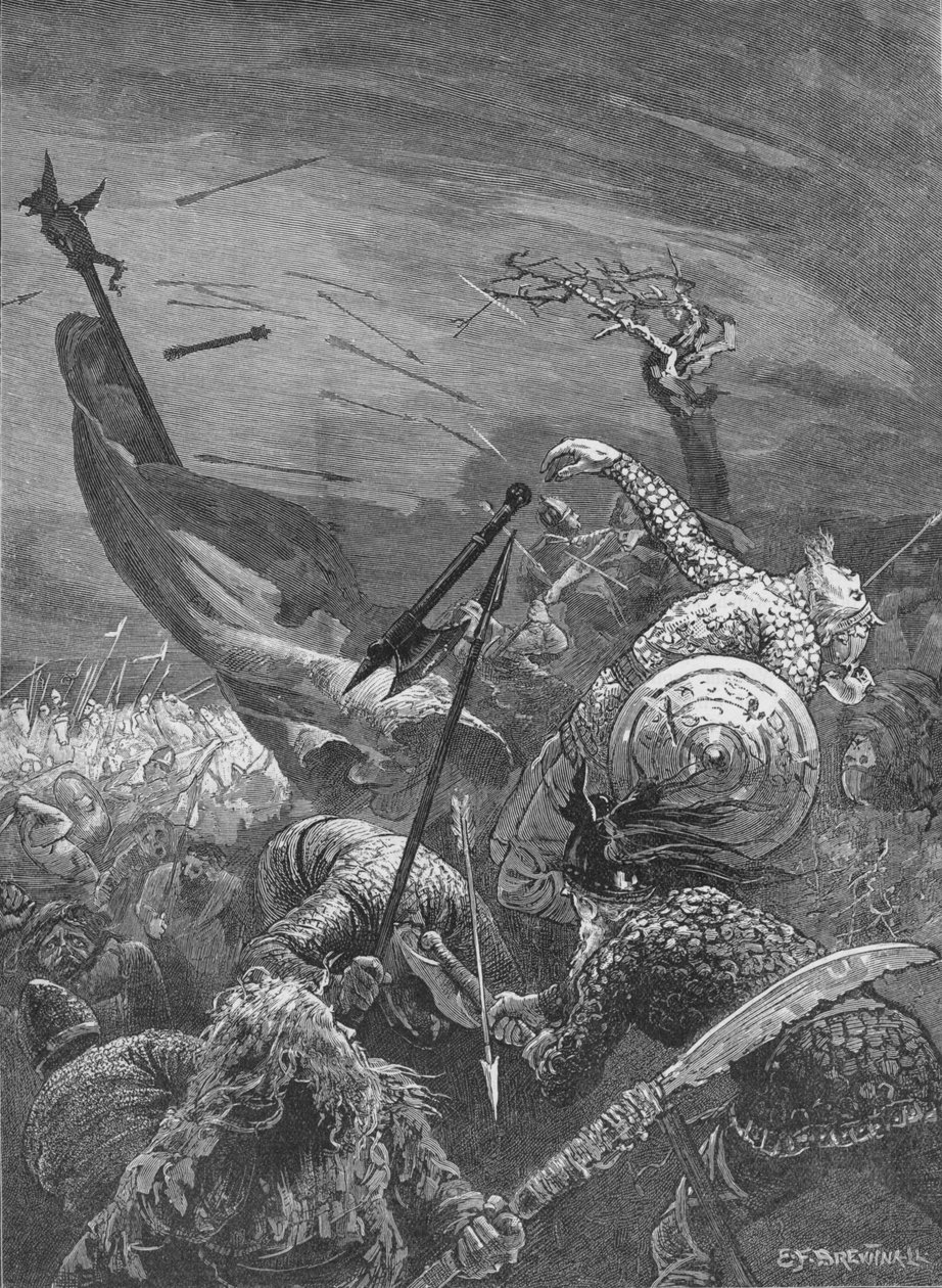 Harold király halála a hastingsi csatában, 1066 1905 alkotó: Unbekannt