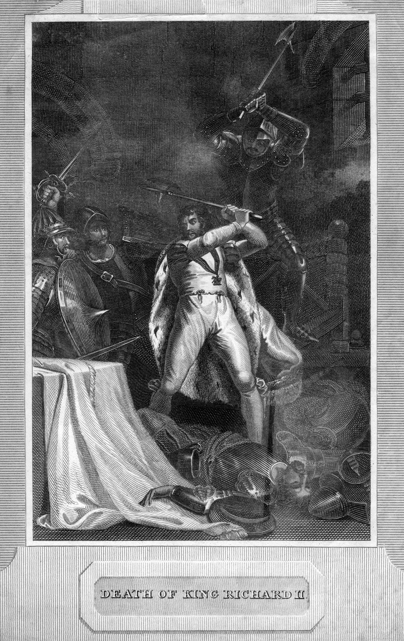 II. Richárd király halála, 1400 alkotó: Unbekannt