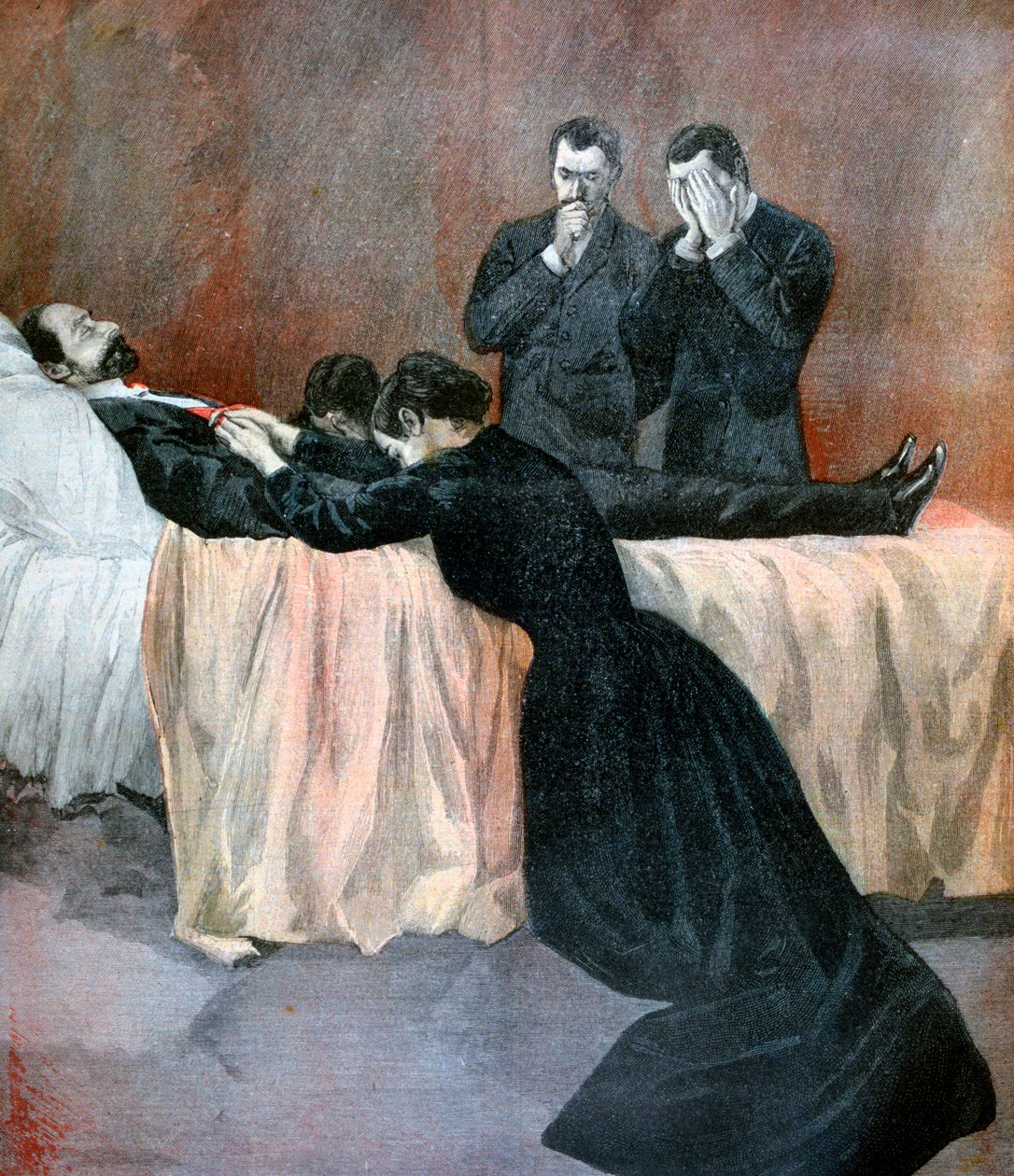Marie François Sadi Carnot, a Harmadik Francia Köztársaság elnöke halála 1894. alkotó: Unbekannt