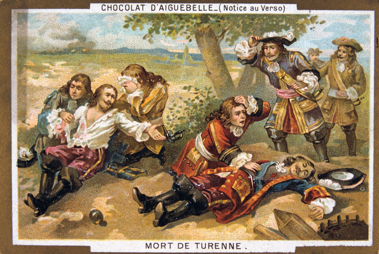 Marshall Turenne halála, 1675, XIX alkotó: Unbekannt