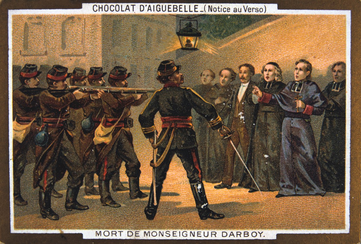 Monseigneur Darboy párizsi érsek halála, 1871. május 24. alkotó: Unbekannt