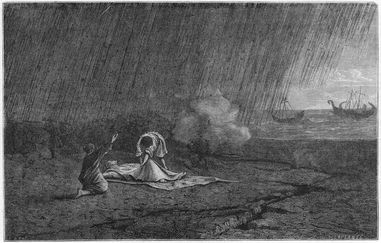 Idősebb Plinius halála, 1866 79 alkotó: Unbekannt