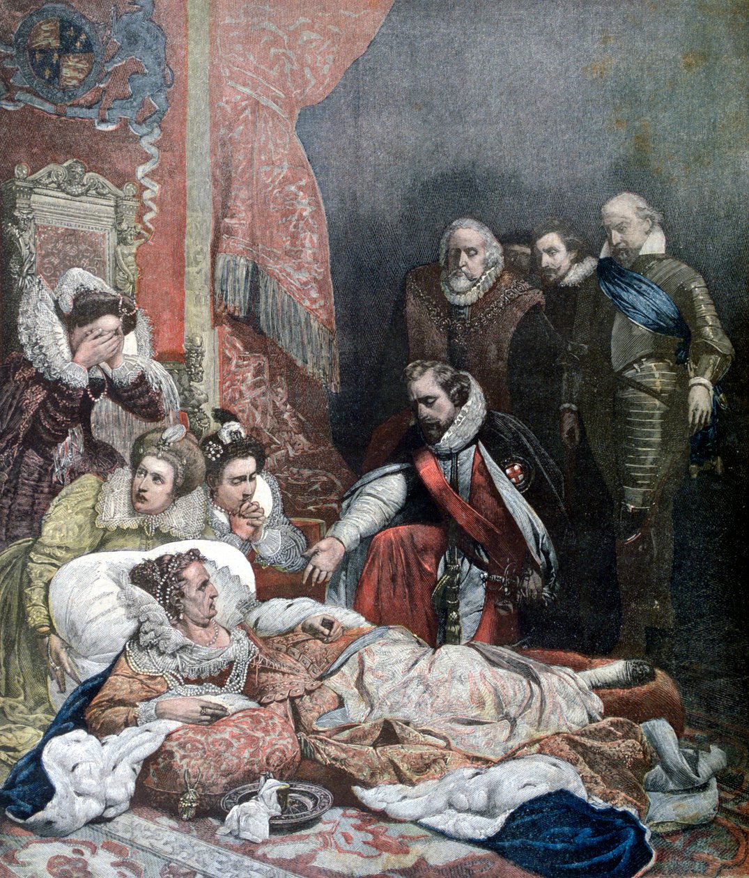 Erzsébet királynő halála, 1892 alkotó: Unbekannt