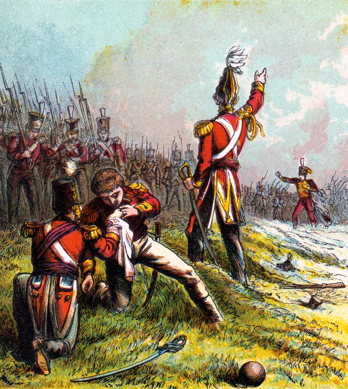 Sir John Moore halála, 1809, 1850-es évek alkotó: Unbekannt