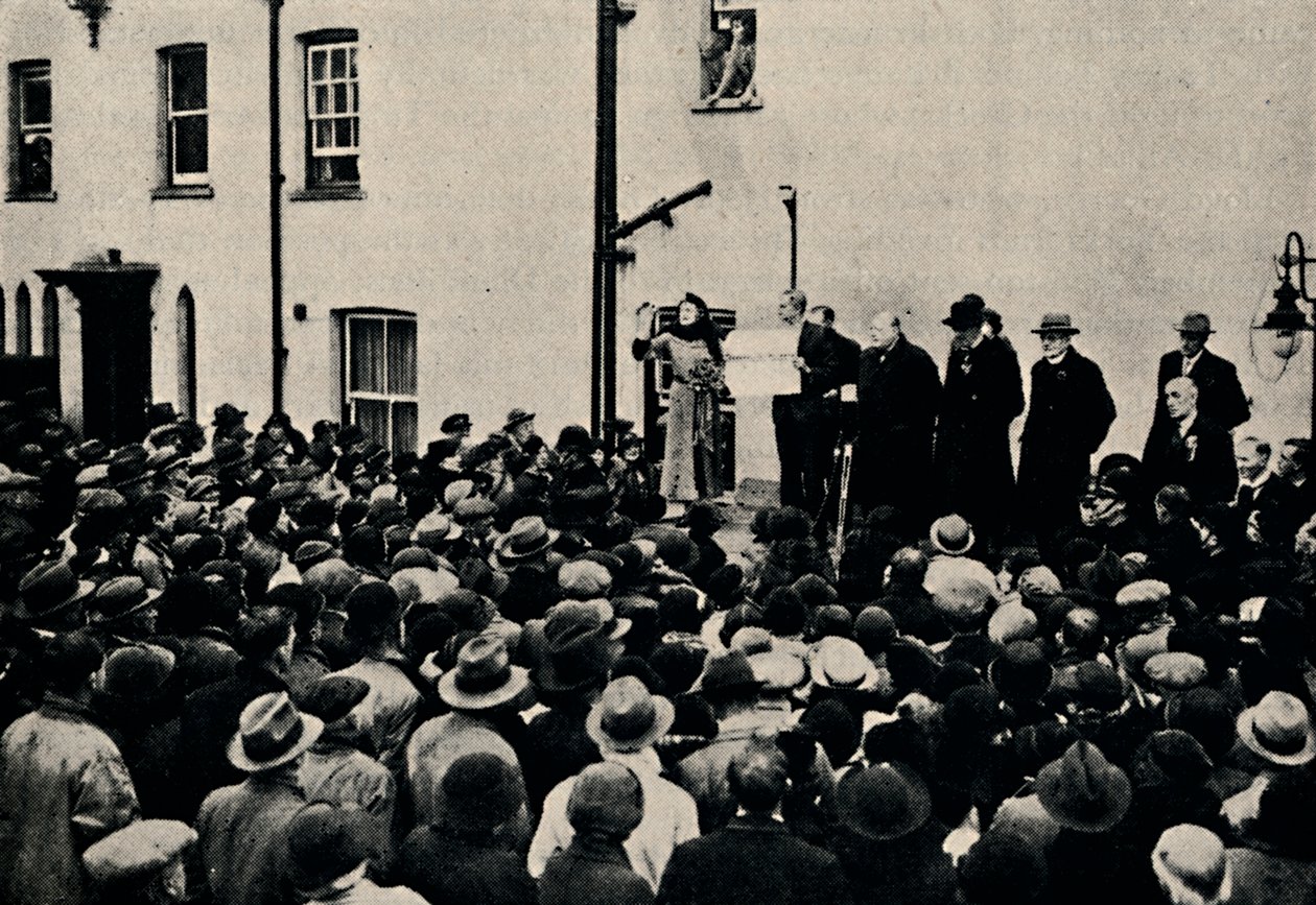 A szavazás kihirdetése Eppingben, 1924, 1945. alkotó: Unbekannt