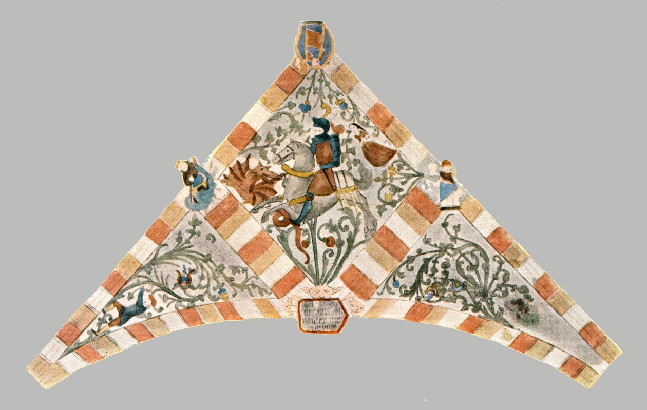Díszítés a Szent Péter-templomban, Bastogne, Belgium, 1928. alkotó: Unbekannt