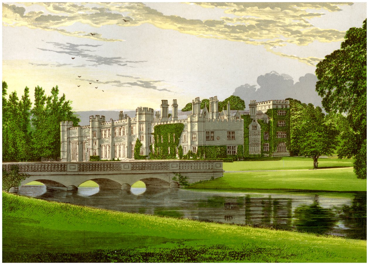 Deene Park, Northamptonshire, Cardigan grófnőjének otthona, 1880 alkotó: Unbekannt