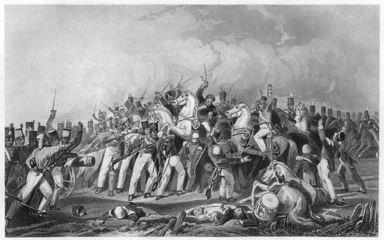 A Sealkote-lázadók legyőzése Nicholsons tábornok által, 1857, 1860 alkotó: Unbekannt