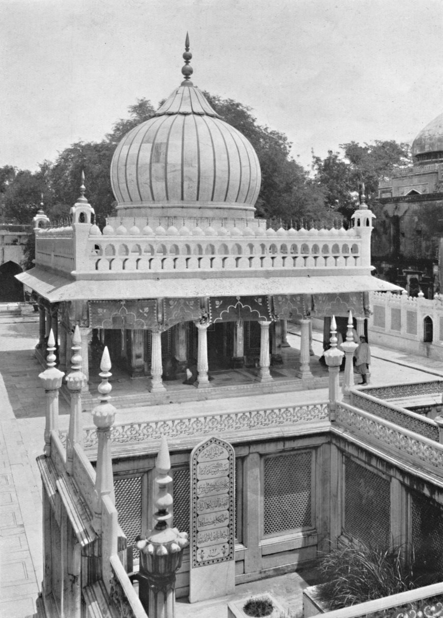 Delhi. - Nizam-ud-din és Jahanara hercegnő sírjai, 1910. alkotó: Unbekannt