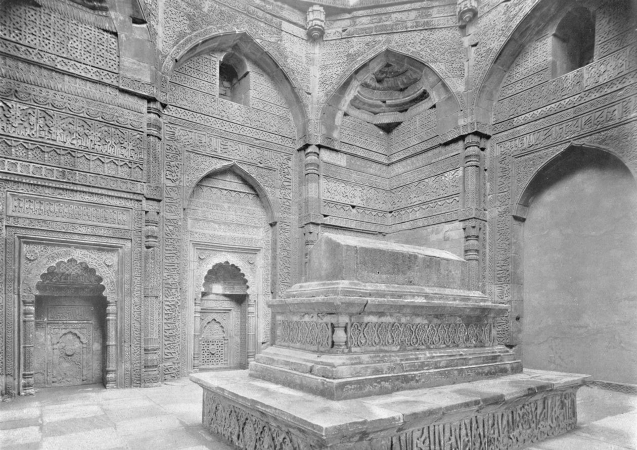 Delhi. Altamash, Delhi első királyának sírja, 1910. alkotó: Unbekannt