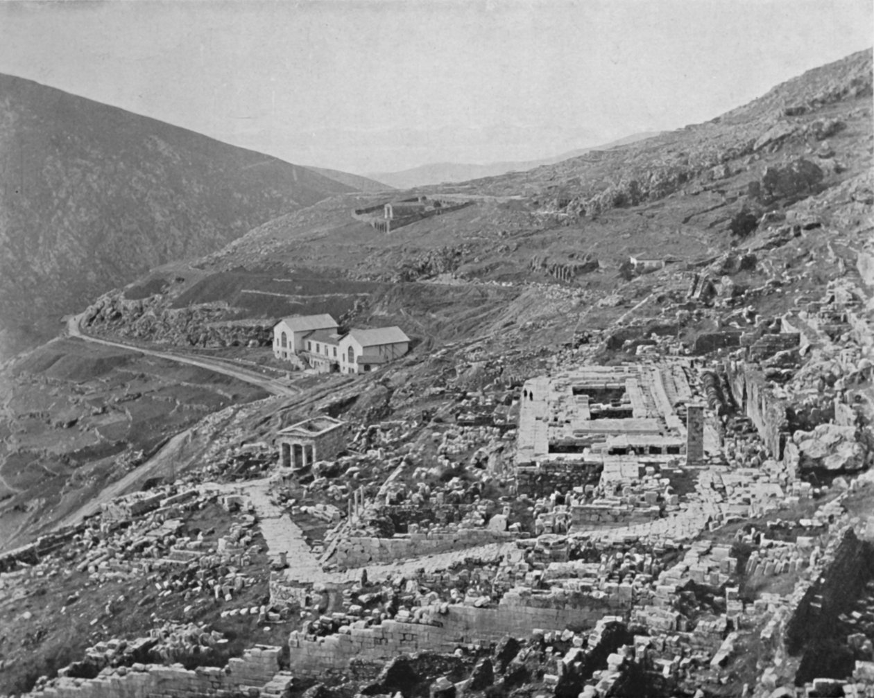 Delphi - Korinthoszi-öböl a távolban, 1913 alkotó: Unbekannt