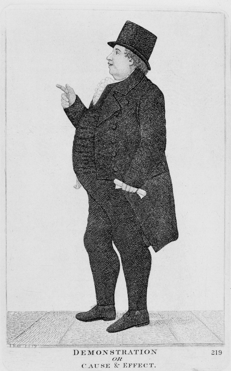 Demonstráció vagy Ok és okozat, 1817 alkotó: Unbekannt