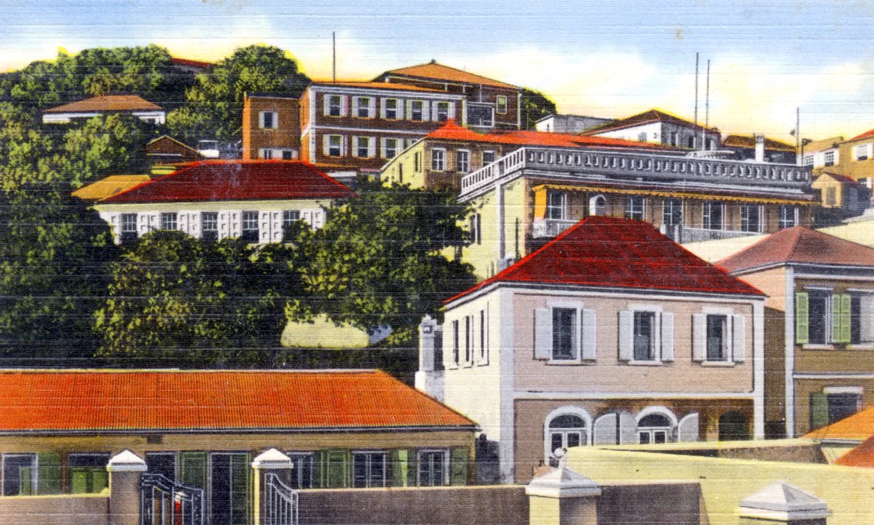 Denmark Hill, Charlotte Amalie, Saint Thomas, Virgin-szigetek, 1900-as évek alkotó: Unbekannt