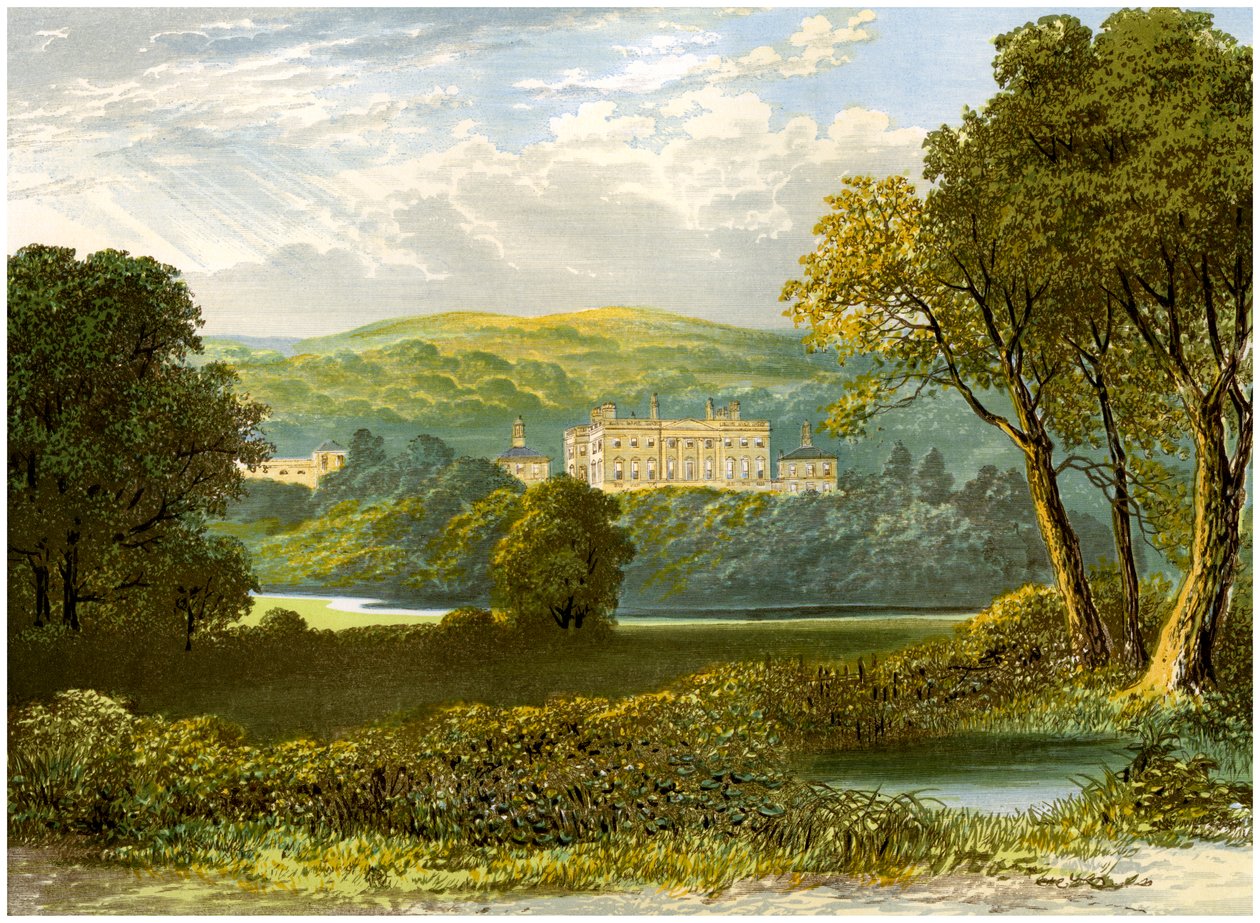 Denton Park, Yorkshire, a Wyvill család otthona, 1880 alkotó: Unbekannt