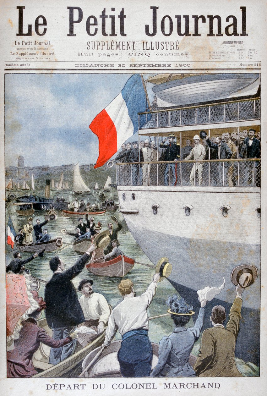 Marchand ezredes távozása, Marseille, 1900 alkotó: Unbekannt