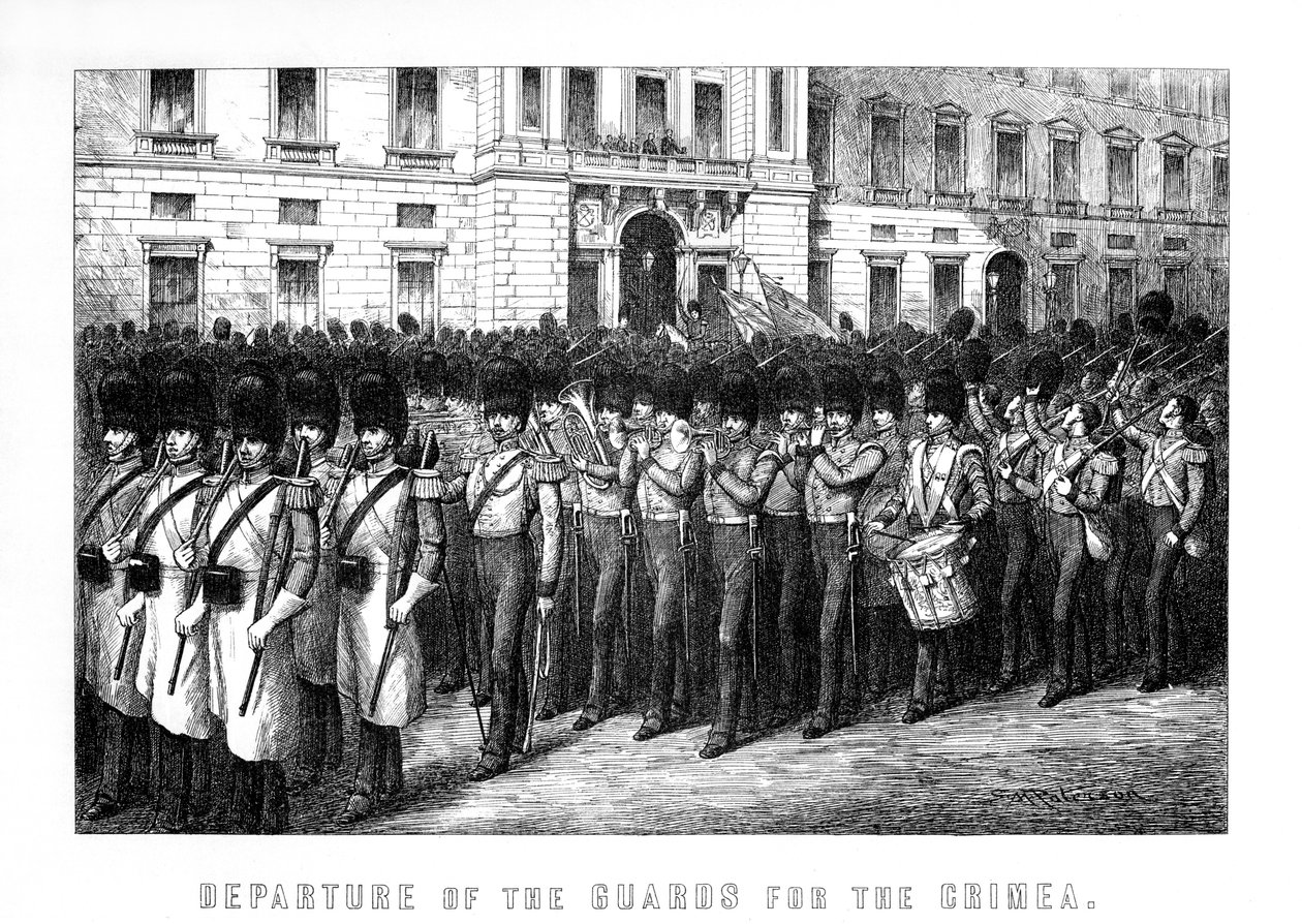 A gárda indulása a Krím-félszigetre, 1854-1899 alkotó: Unbekannt
