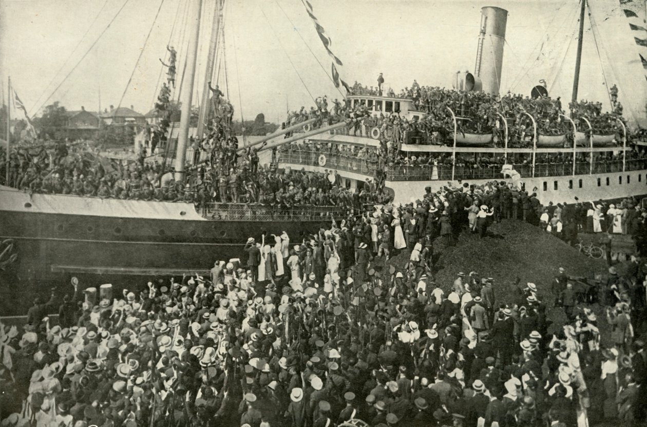 Indulás a viktoriánus Kr. e. Kontingens, c1914, 1919. alkotó: Unbekannt