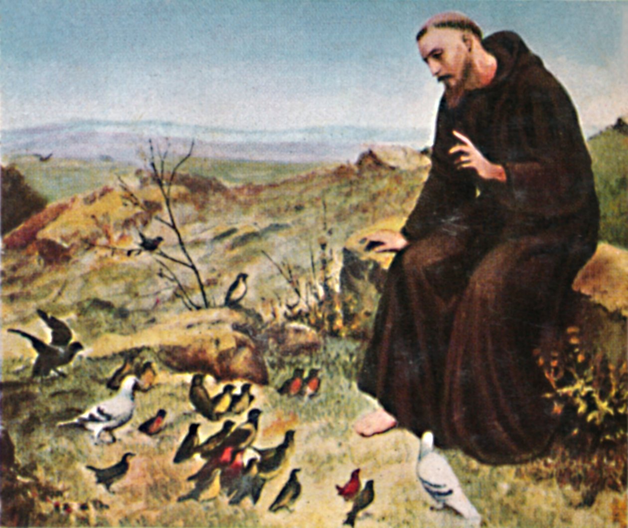 Assisi Szent Ferenc 1182-1226, 1934. alkotó: Unbekannt