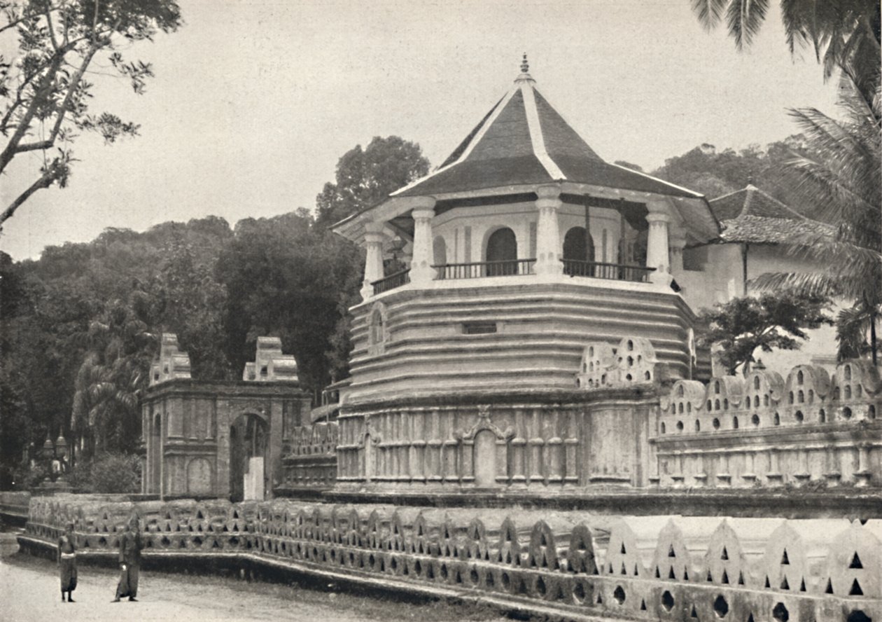 Buddha Szent Fogának temploma Kandyban, 1926. alkotó: Unbekannt